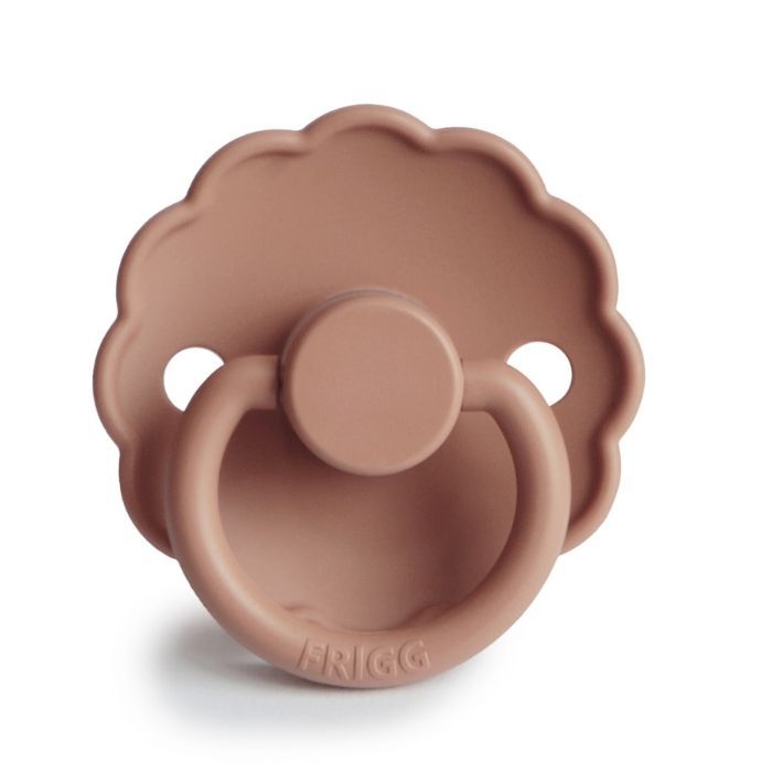 Frigg fopspeen silicone Daisy rose gold