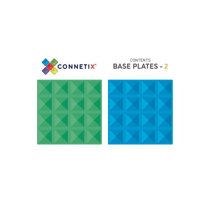 Connetix Tiles basis bouwplaten rainbow (2st)