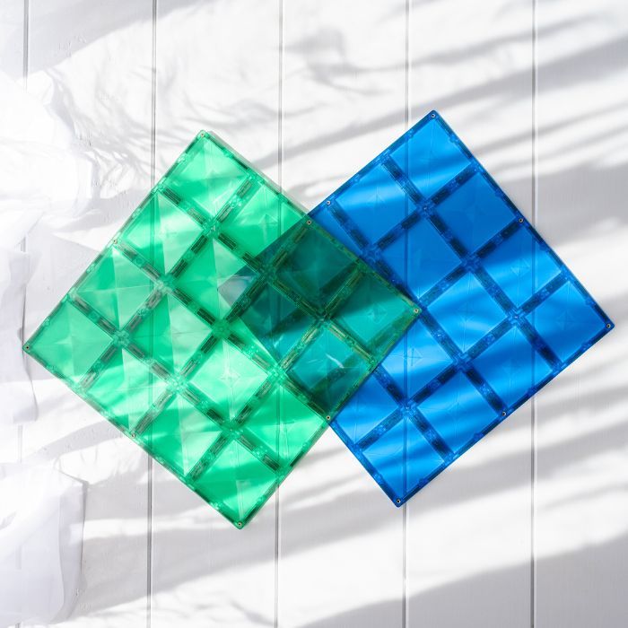 Connetix Tiles basis bouwplaten rainbow (2st)