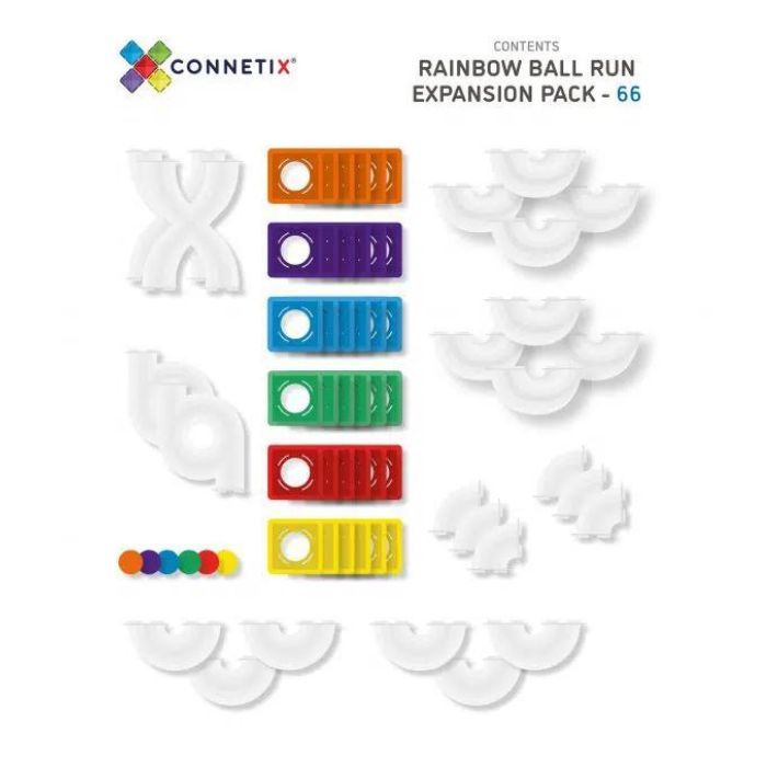 Connetix Tiles Ball Run Expansion Pack (66st)