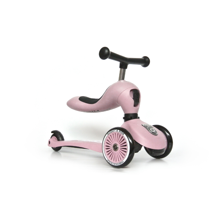 Scoot and Ride Highwaykick 1 loopfiets-step rose