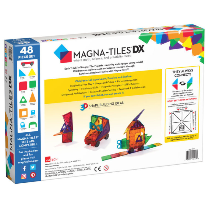 Magna Tiles Clear Colors Deluxe set (48st)