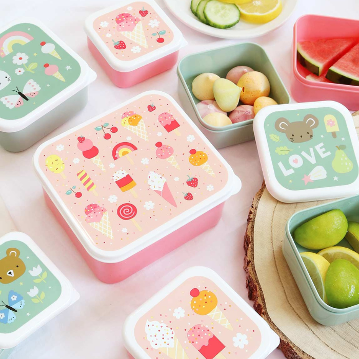 A Little Lovely Company lunch & snack box ijsjes