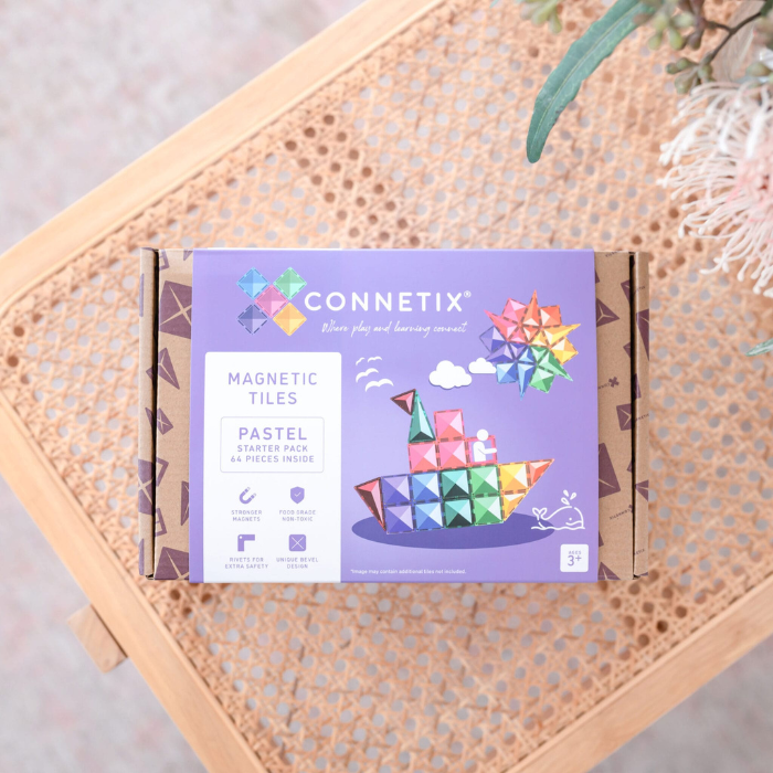 Connetix Tiles pastel starter pack (64st)
