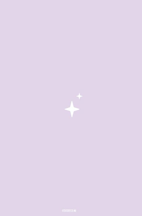 Folie geboortekaart volvlak sterren Lila staand dubbel