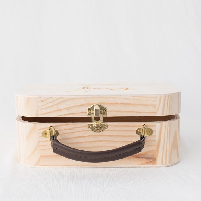 Gepersonaliseerd houten koffertje met sterrenbeeld