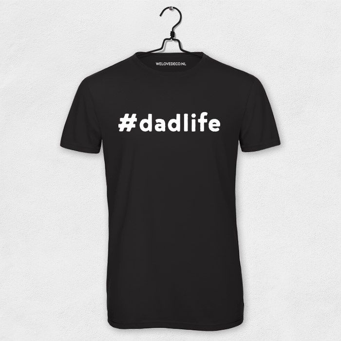 #DADLIFE t-shirt zwart