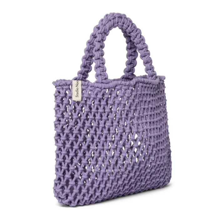 Studio Noos mini handbag macrame lila