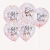 Ginger Ray baby girl confetti ballonnen (5st) Twinkle Twinkle product