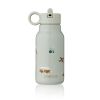Liewood Thermos/waterfles Falk Vehicles/dove blue (250ml)