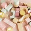 Houten bouwblokken roze Little Dutch