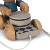Konges Slojd houten trekfiguur met muziek beer