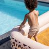 Opblaaszwembad panter beige (200cm) Swim Essentials