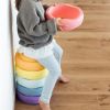 Stapelstein stapelstenen Pastel Rainbow + balansbord