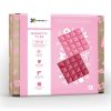 Connetix Tiles basis bouwplaten Pink & Berry (2st)
