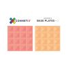 Connetix Tiles basis bouwplaten Lemon & Peach (2st)