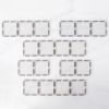 Connetix Tiles clear rectangle pack (12st)