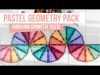 Connetix Tiles pastel geometry pack (40st)