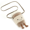 Jellycat amuseable coffee to go bag