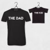 T-shirt set The Dad & The Kid zwart