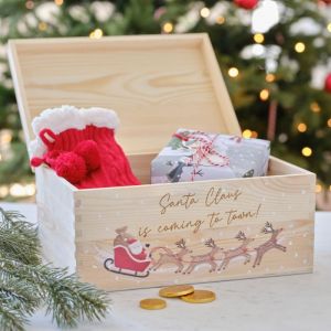 Houten cadeaudoos Merry Little Christmas Ginger Ray