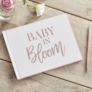 Babyshower gastenboek Baby in Bloom Ginger Ray