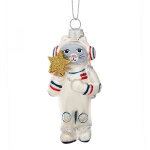 Kersthanger astronaut Kat met gouden ster Sass & Belle