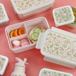 A Little Lovely Company bento lunchbox blossoms pink