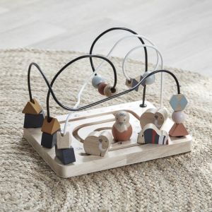 Kids Concept houten speelbaan met kralen