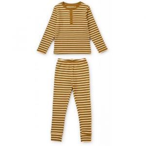 Pyjama Wilhelm Stripe Golden caramel Liewood