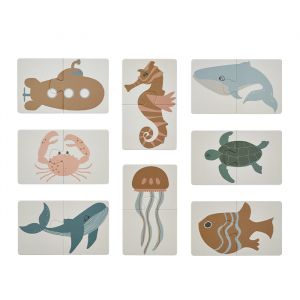 Liewood puzzel Brett Sea creature / Sandy