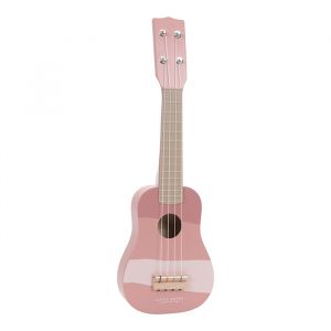 Little Dutch Houten gitaar roze