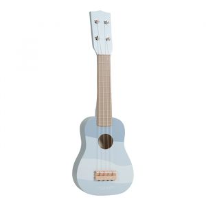 Little Dutch Houten gitaar blauw