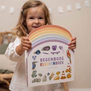 Little Dutch boek Regenboog kleurenboek