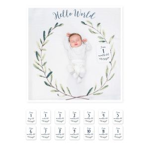 Baby milestone pakket Hello World krans Lulujo