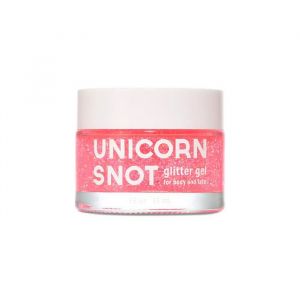 Glitter Gel voor lichaam, gezicht en haar roze Unicorn Snot