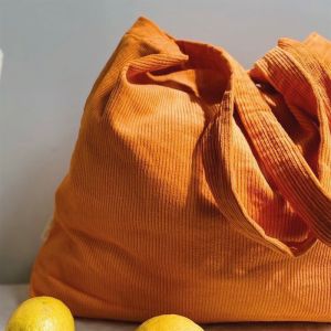 Studio Noos Mom Bag rib bright orange