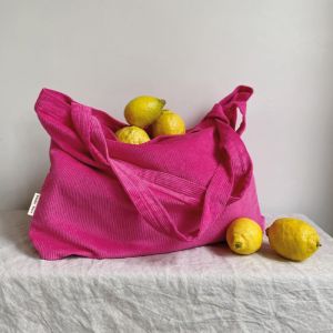 Studio Noos Mom Bag rib bright pink