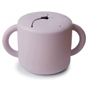 Mushie siliconen snack cup soft lilac