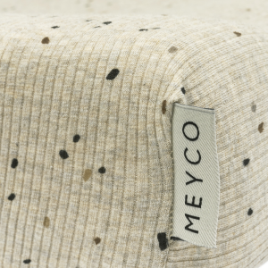 Meyco aankleedkussenhoes rib mini spot sand 50x70cm