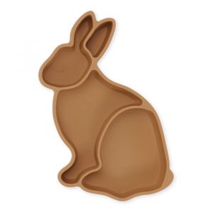 Konges Slojd siliconen bord Bunny caramel