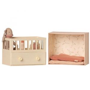 Maileg Konijn in babykamer roze (micro)
