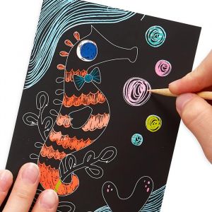 Mini scratchboek Friendly Fish Ooly