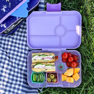 Yumbox lunchbox Bento seville purple/rainbow 4 vakken