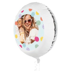 Folieballon met foto smiley