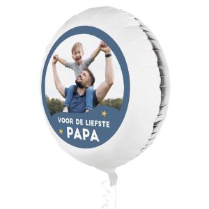 Folieballon met foto voor de liefste papa
