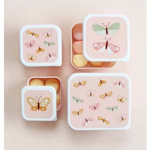 Lunchbox & snackbox Butterfly A Little Lovely Company