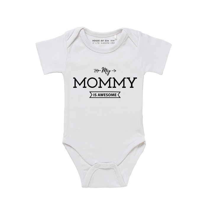 Afbeelding van Baby Romper My mommy is awesome