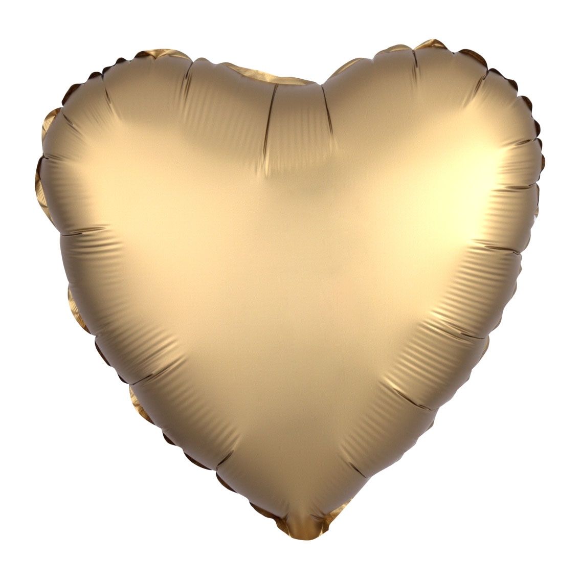 Afbeelding van Folieballon Satin Luxe hart goud (45cm)
