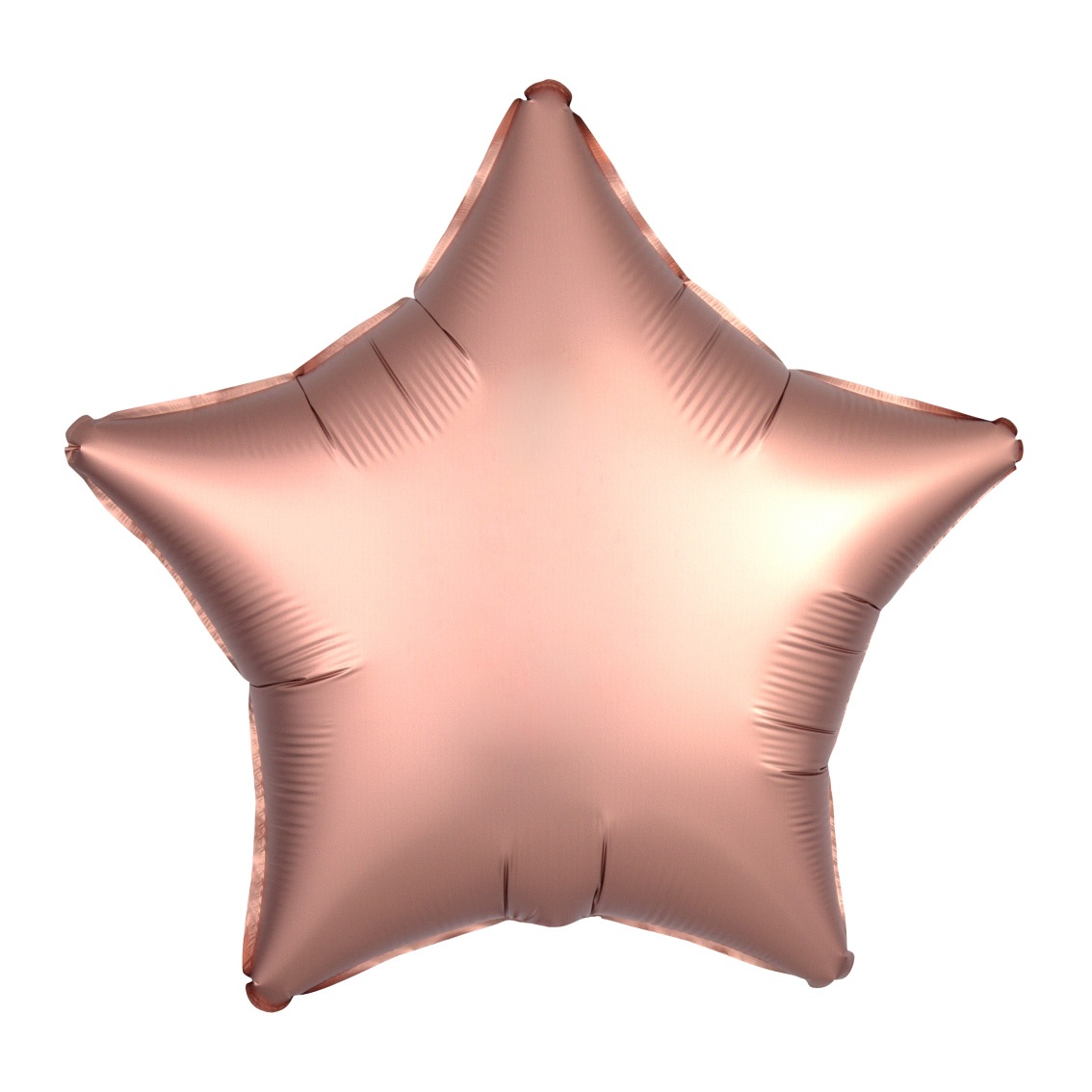 Afbeelding van Folieballon Satin Luxe ster roségoud (43cm)